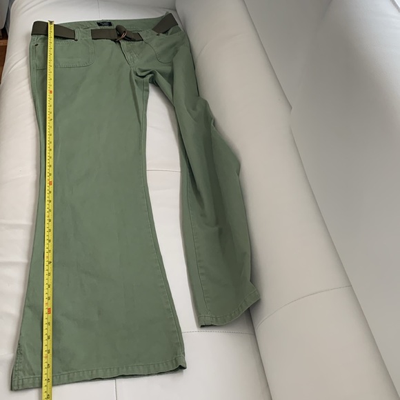 Abercrombie & Fitch Women's Olive Boot Cut  Jeans Belt Pockets Denim Size 10 - Picture 8 of 9